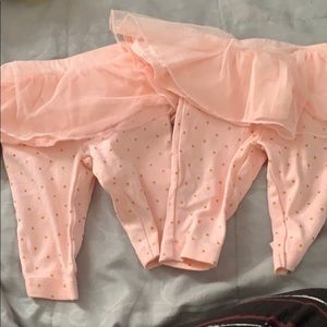 Baby girl Pink tu-tu with tights
